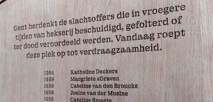 Herdenking heksen